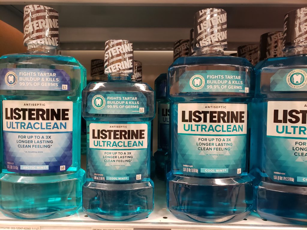 Picture of Listerine bottles