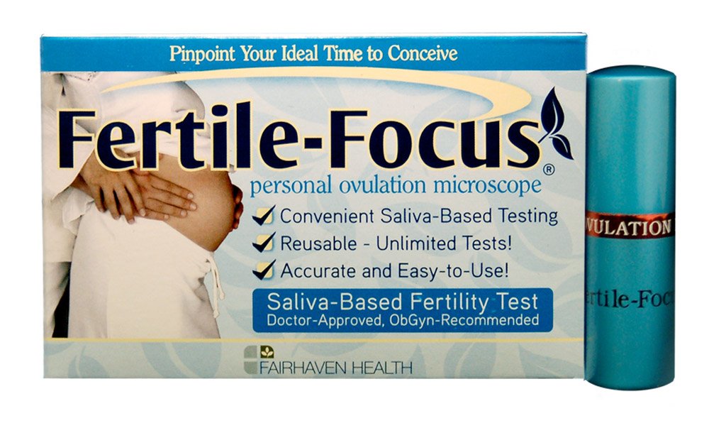 Picture of fertile focus ovulation microscope. This test can help a woman to get pregnant.